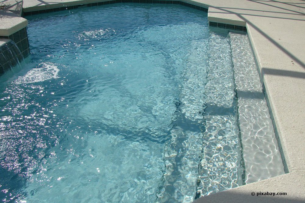Pool mit Chlorwasser