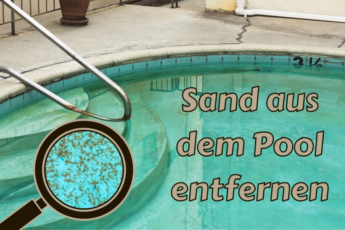 Sand aus dem Pool entfernen - Titel