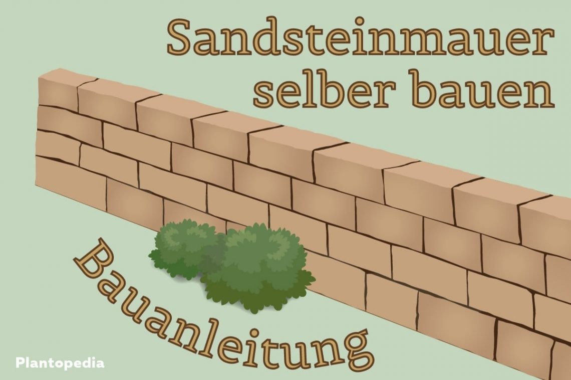 Sandsteinmauer bauen - Titel