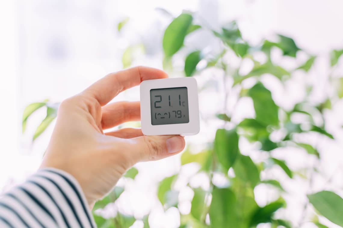 Temperatur- und Feuchtigkeitsmesser